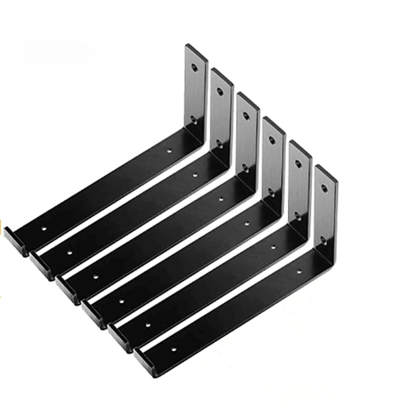 Metal Floating Wall Mounting Shelf Bracket Heavy Duty Floating Shelf Support Bracket