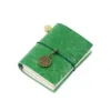 The carved leather is green