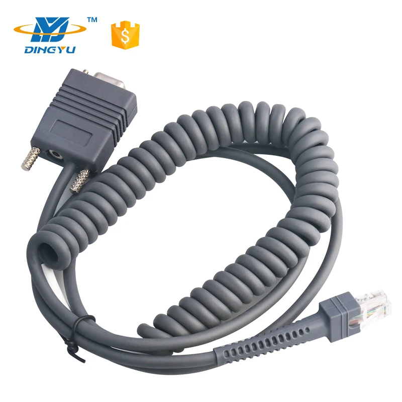Factory Custom RJ45 USB  zebra Symbol Barcode Scanner LS2208 LS4478 Scanner Cable