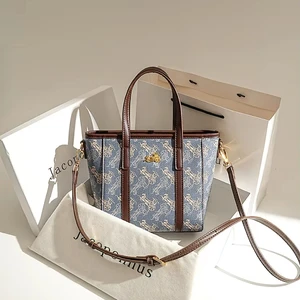 Jacoponnus Summer Tote Bags for Women Popular Wholesale Custom-Designed Shoulder Bags with Zipper Closure