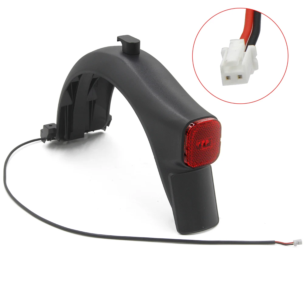 Original Rear Fender Mudguard for Ninebot F40 Electric Scooter Black Accessories Kids' Scooter Replacement
