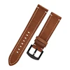 Brown strap with black buckle