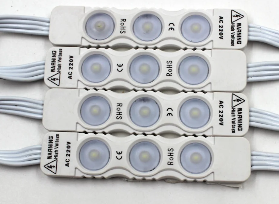AC 220V White Cool 2835 LED Module Injection 3 LED Module Light for Big Light Box