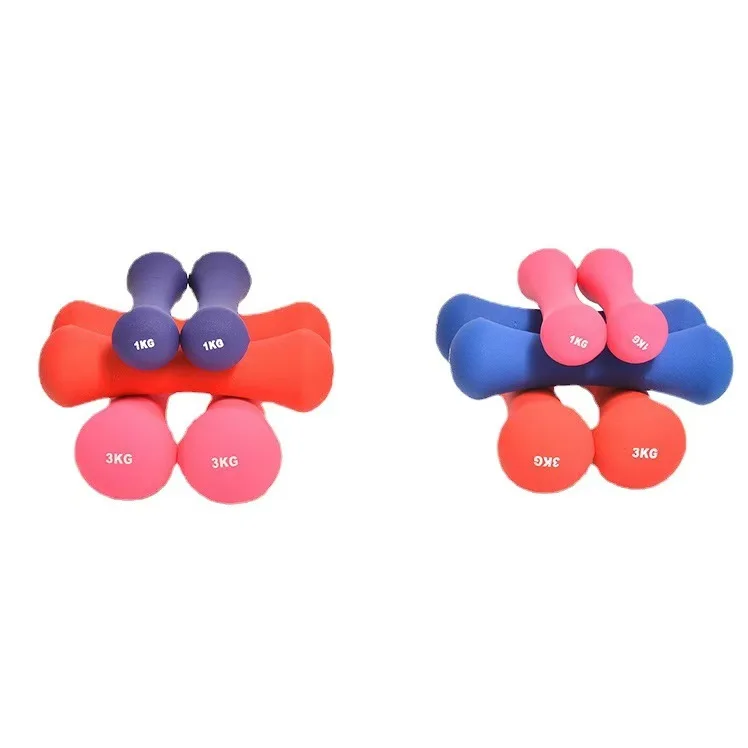 Customized Colorful Cast Iron Dumbbells for Home Training