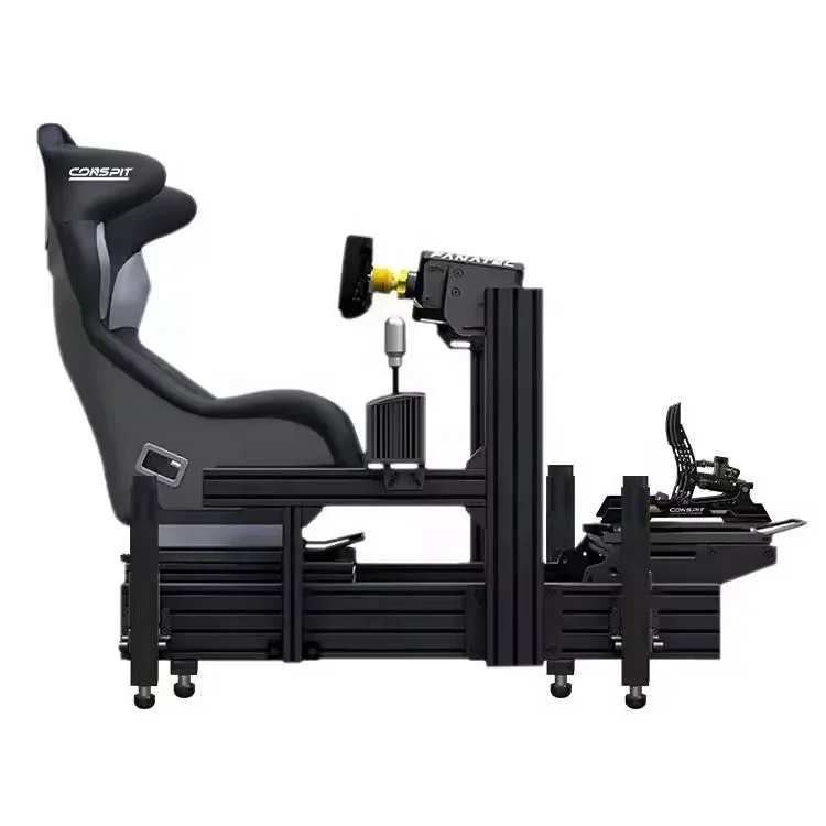 DIY VR Driving Simulator Aluminum Profile 4080 Bracket Race Simulator Seat Sim Rig Racing Cockpit Next Lever F Gt SC Simulator