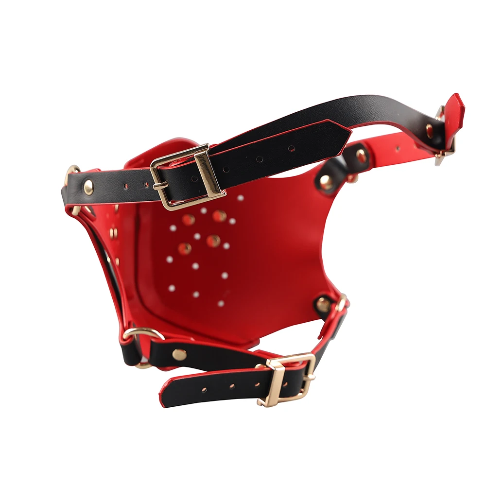 Adjustable Leather Belt Pet Play Hood Puppy Play Muzzle Sex Toys Mouth Restraint Kit Bondage Gear Kits Premium Quality Pet Adjustable Leather Belt Pet Play Hood Puppy Play Muzzle Sex Toys Mouth Restraint Kit Bondage Gear Kits Premium Quality Pet