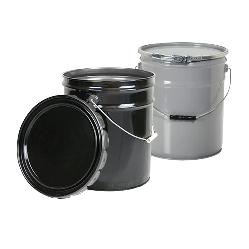 20 liter metal fuel barrels drum paint buckets of paints