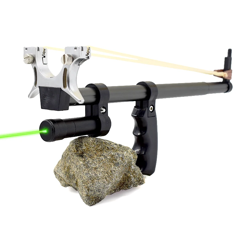 Rs-X9 Telescopic Durable And Powerful Fishing Slingshot With Laser
