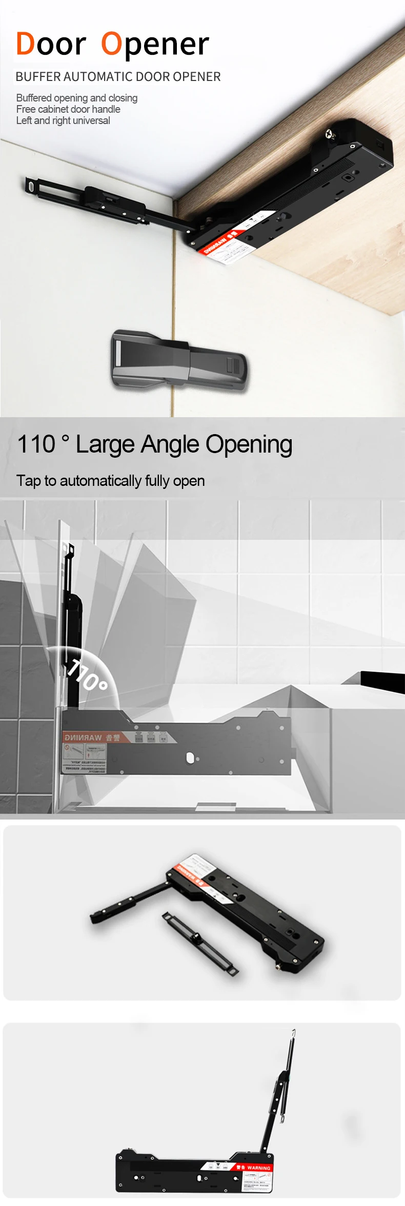 Kitchen Door Opener Buffer Door Closer Other Furniture Hardware