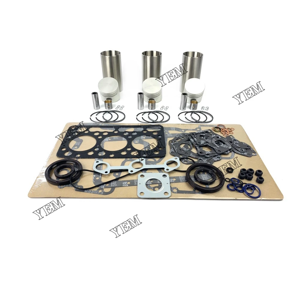 D750 Overhaul Rebuild Kit With Gasket Set for Kubota Diesel Engine 2