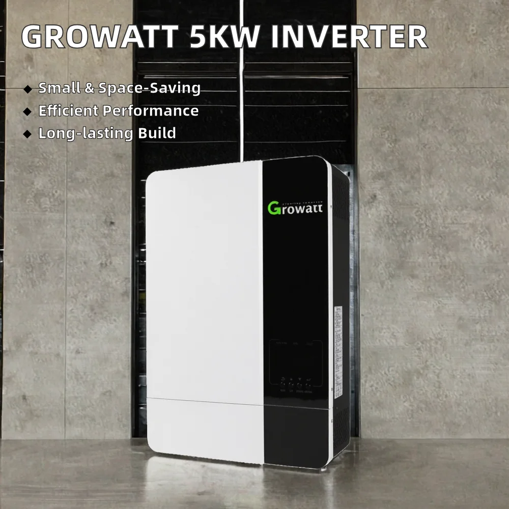 Growatt SPF 5000 ES 5KW Smart Off-Grid Power Inverter China Pure Sine ...