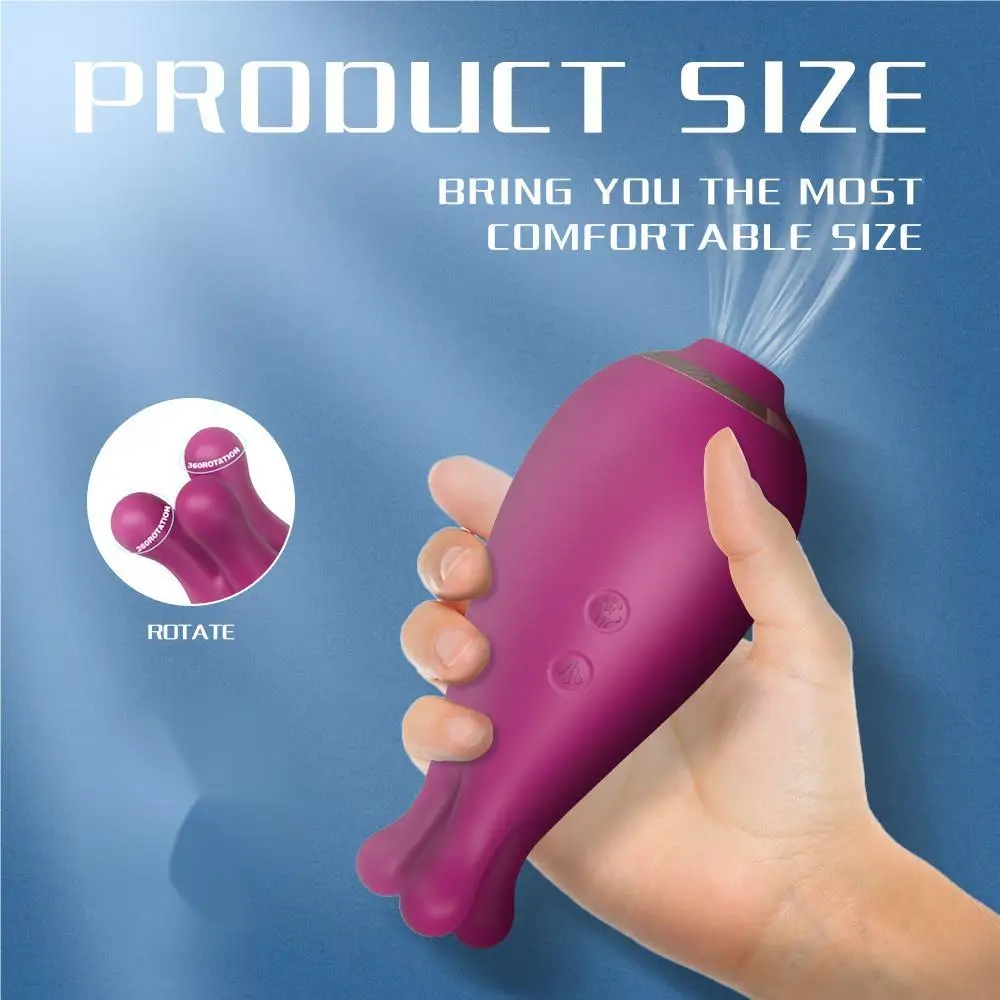 S-HANDE Bionic Octopus Design Clitoral Sucking Vibrator – USB Rechargeable  Nipple Kneading Massage Tool for Women