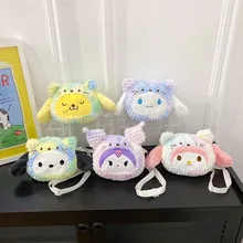Kawaii Children Bag Bandhnu Tie-dye Kulomi Shoulderbag Melodi Crossbody Kids Bag HK KT Cat Coin Purse HK Backpack Shoulder Bag