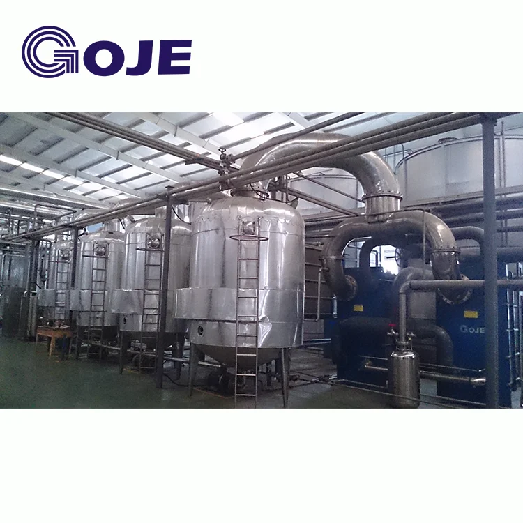 Multi Effect Evaporator System Forced Circulation Evaporator Sugar and Salt Evaporation Crystallization