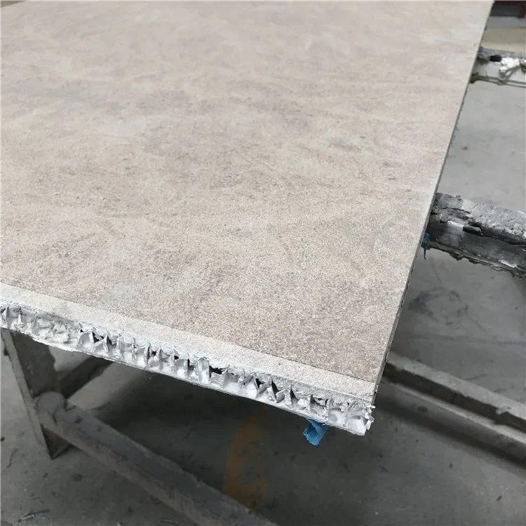product china modern design composite aluminum honeycomb brown sandstone polished big slab floor tile hotel 1 year warranty wholesale-4