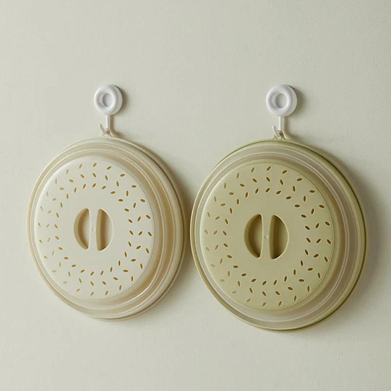 Custom Vented Collapsible Splatter Guard Dish Plate Lid Heat Resistant Microwave Splatter Cover