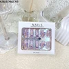 Press on nails with tool