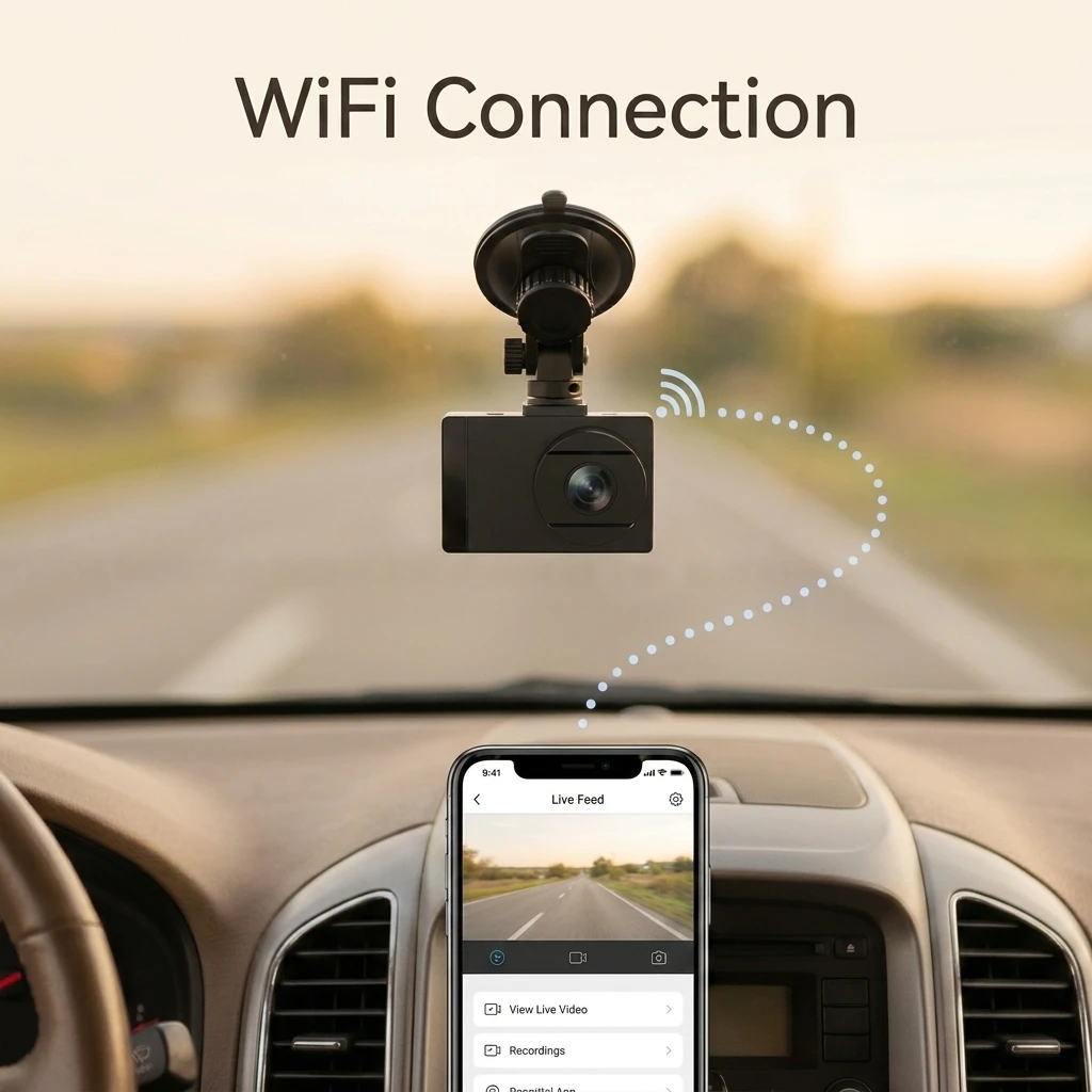 VIEVGUARB 2 Channels 4K Dashcam WiFi Vehicle DVR Dash Cam with 2 Inch IPS Screen Car Black Box Camera Recorder