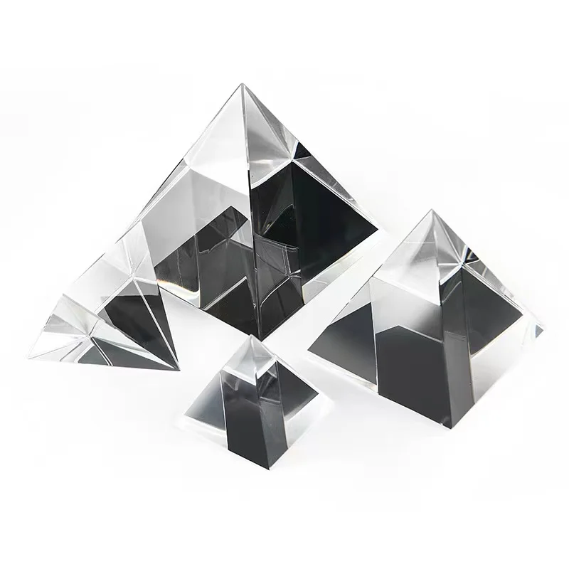 Crystal Pyramid Custom Wholesale Cheap Handmade Crystal Pyramid Shaped Paperweight Custom ...