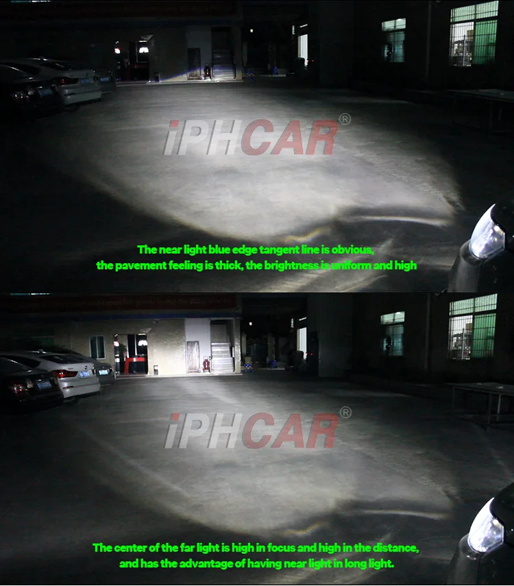 IPHCAR G6 Mini H4 Led Projector Lens 6500 Lumen Led Headlight Universal for Any H4 Car