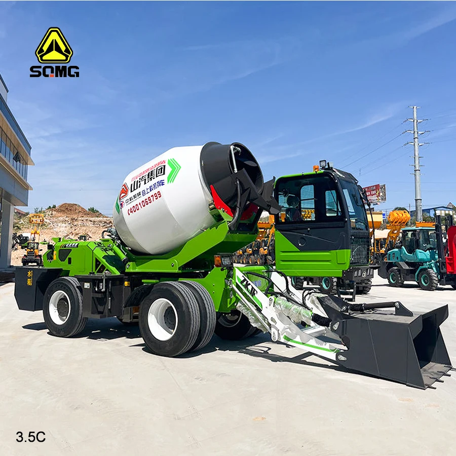 Mini Concrete Mixer Self Loading Concrete Mixer 2.6 Cubic Meter Concrete Mixer Truck For Sale