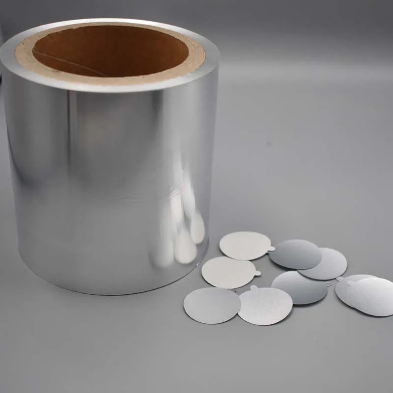 Universal PET Paperboard Backing Heat Induction Seal Liner Rolls Aluminum Foil Sealing Materials for Sealing Liner Factory