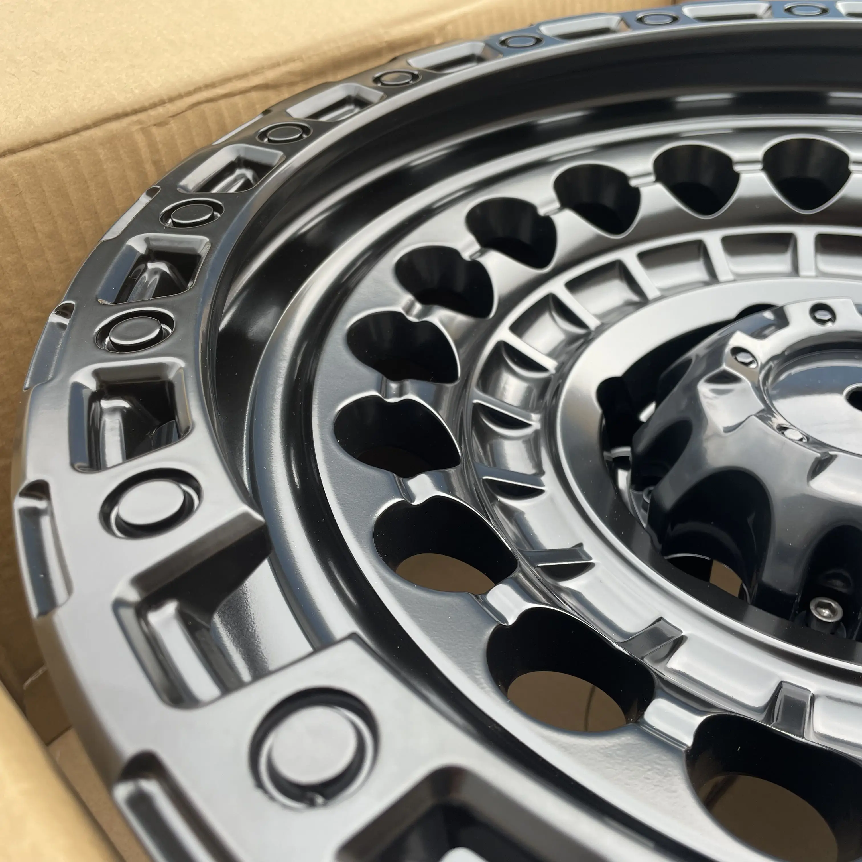 17 Inch 4x4 Pickup Off-road Wheels High Load 6x139.7 Matte Black for ...