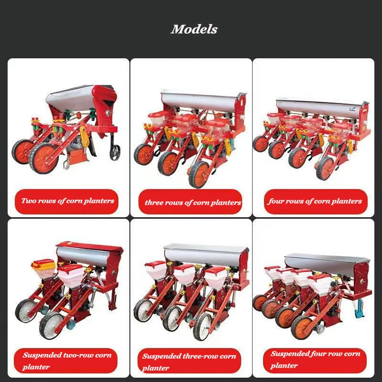 Multi-Row Corn No-Tillage Planter Six-Row Fertilizer Simultaneous Seeding Grain Planter Corn Planter