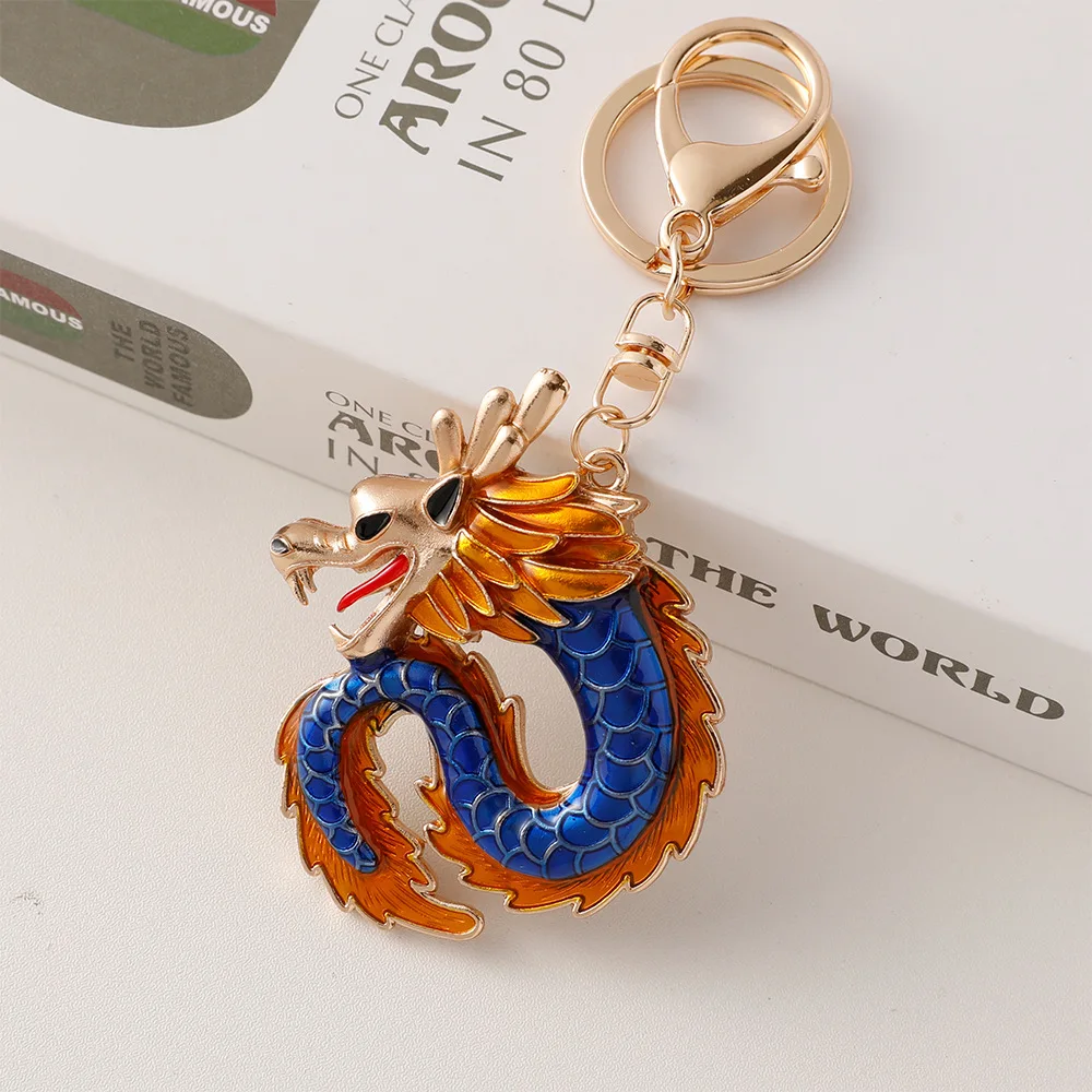 Porte-clés Dragon Imprimé 3D - Design Mignon Et Rétro, Cadeau Original Pour Amis | Décoration Sac à Dos, Clés