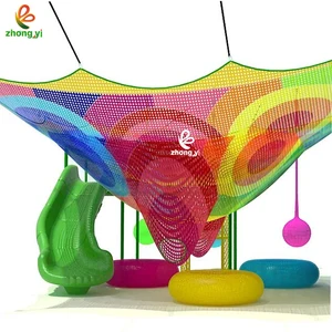 Kids Ropes Crocheted Playground Climbing Net by Zhongyi Amusement
