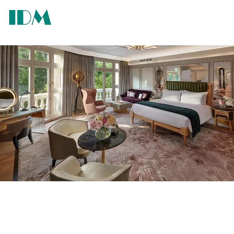 IDM-Y10 высококачественная мебель для отелей, изготовленная на заказ, роскошная современная мебель для спальни