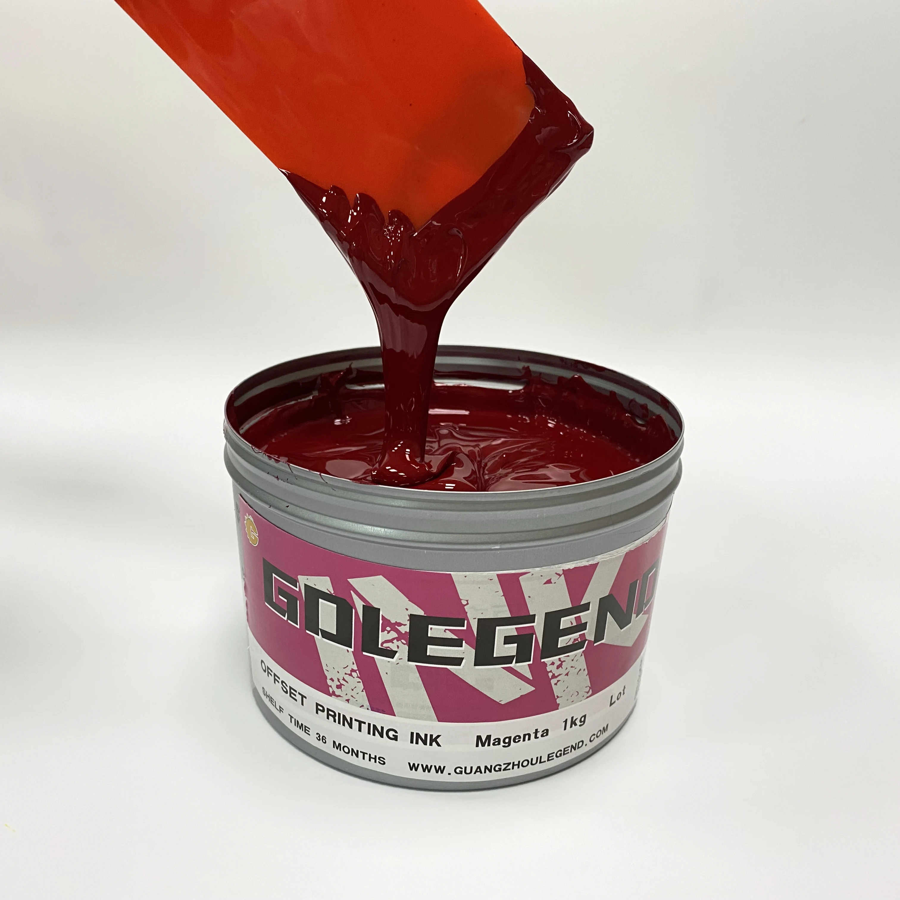 High Fluorescent Pigment Solvent Based Offset Printing Ink Magenta