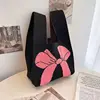 Bow-black rose red