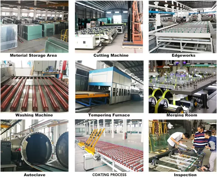 Tempered Laminated Glass China Supplier 10mm 15mm 19mm Various Customizable