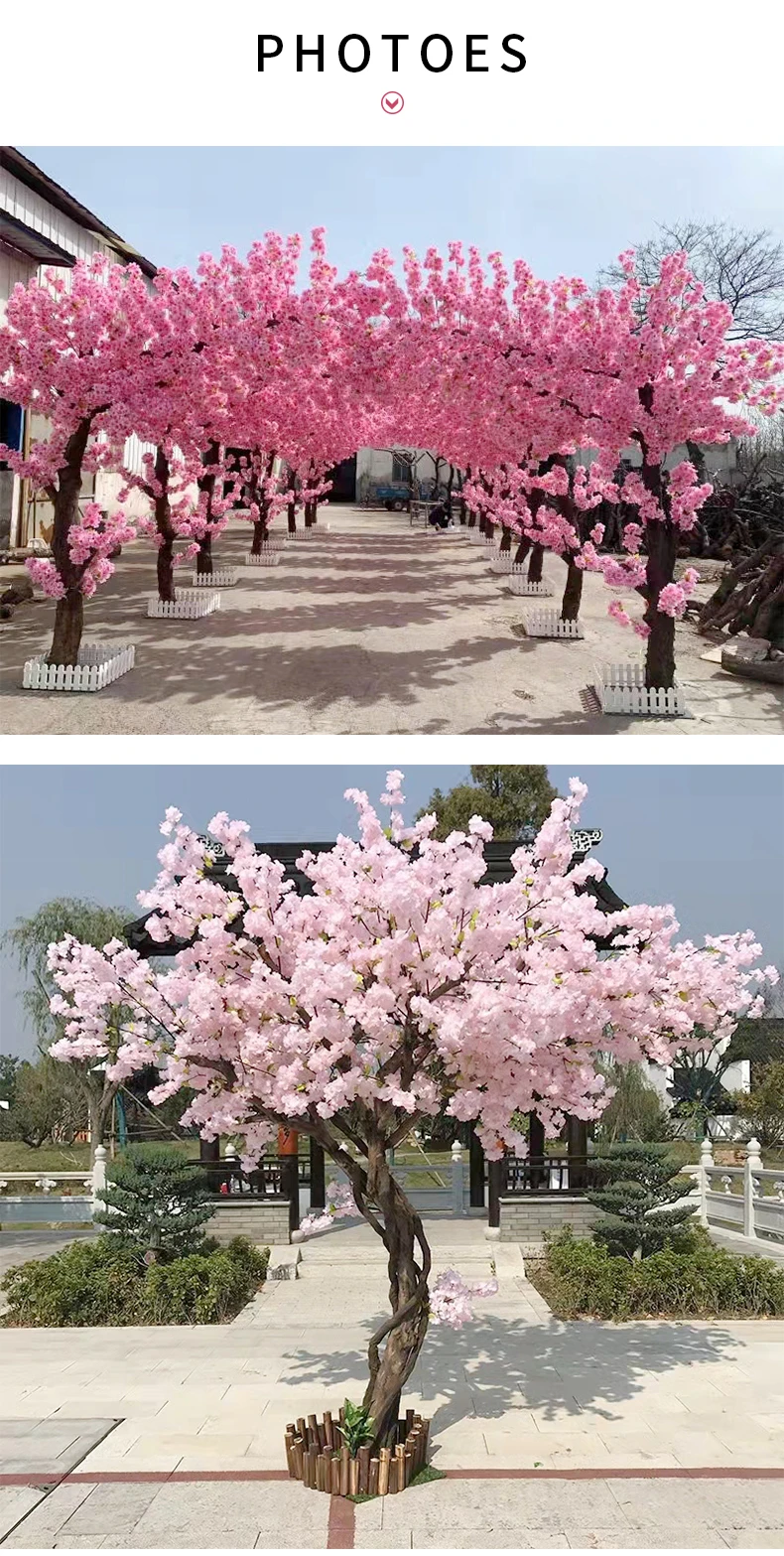 Customized Tree 10ft Tall Large Fake Cherry Blossom Tree - Natural Touch