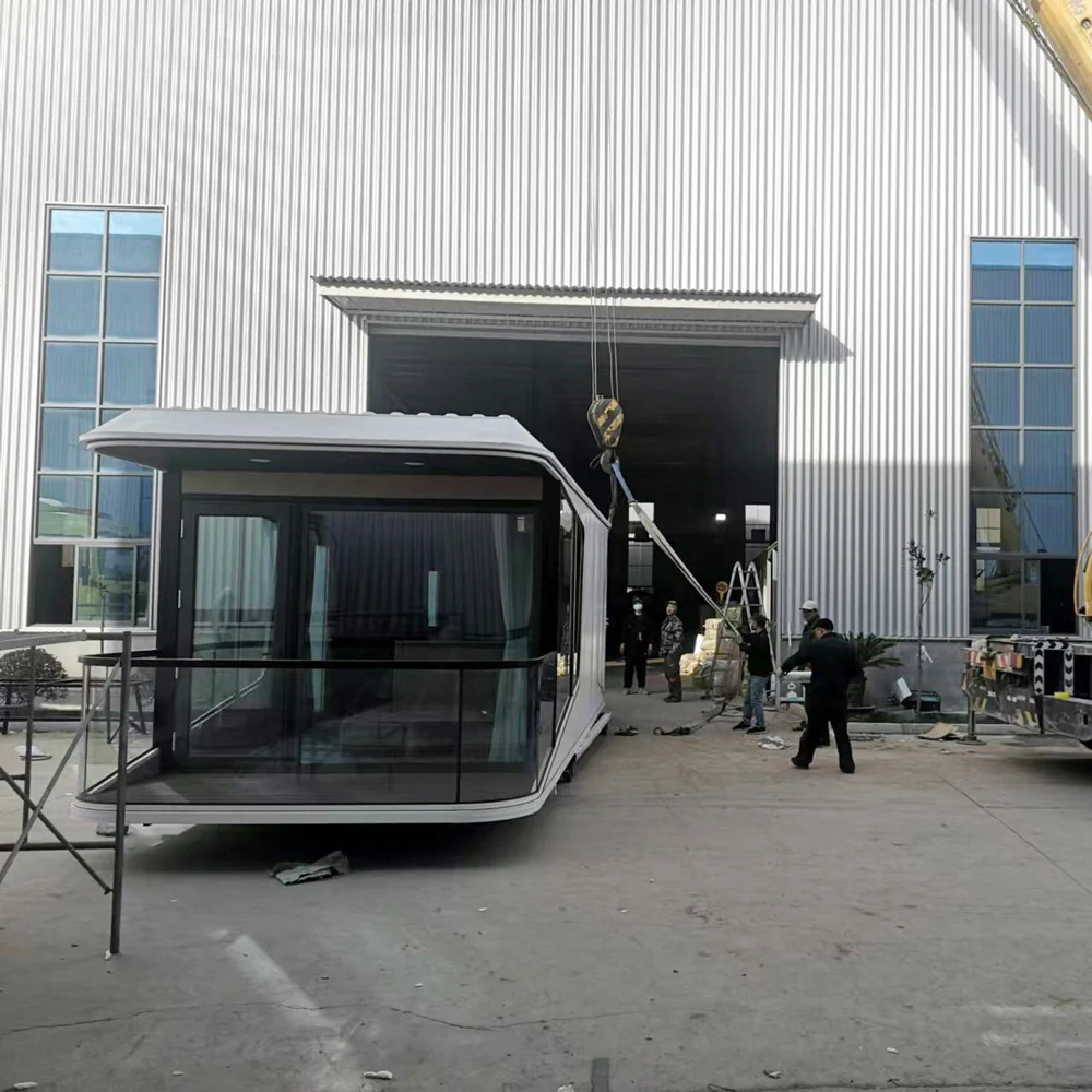 Contenedores Casas Prefabricadas Modernas Modulares Para Hotel Oficina Casa Capsula Lujo for Sale