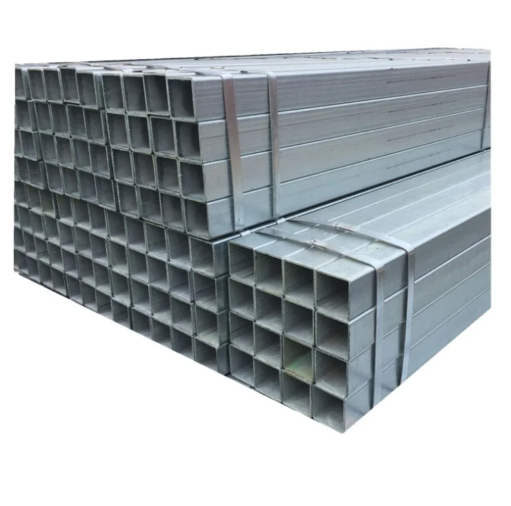 Low Price Galvanized Steel Pipe Zinc Coated Hollow Section square Steel  40x40 square Tube for Construction