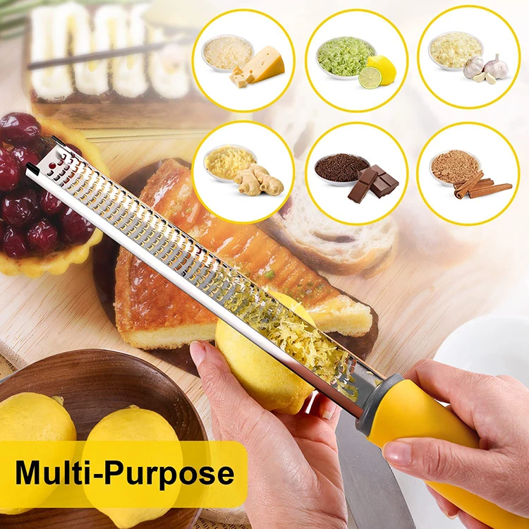 Multi Functional Zester Tools Manual Stainless Steel Lemon Zester