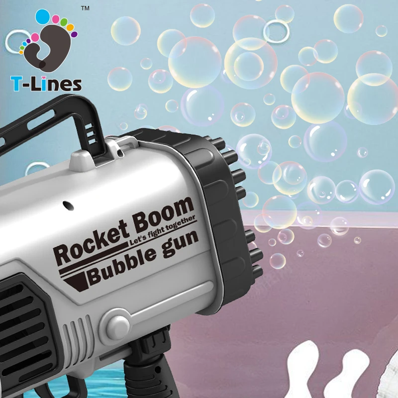
 Игрушки 2021 Gatling, пузырьковый пистолет, конструкция Ракеты, водяная машина, летняя игрушка, уличная игрушка для детей  