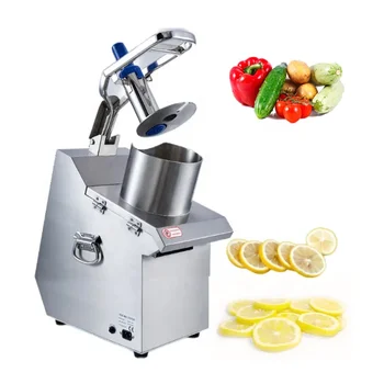 GS28 Commercial Small Vegetable Cutting Machine Stainless Steel Potato Carrot Slicer Dice Shredder Motor for Fruits Vegetables