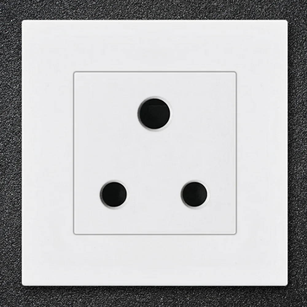 1 Gang 15A Presa Mura Rotonda 3 Pin 15 Amp Tipo M Uscita BS 546 - Foto 7