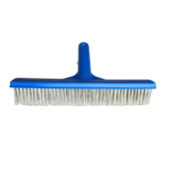 Custom Logo Swimming Pool Cleaning 10-Inch Pool Brush With Stainless Steel Bristles