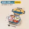 Dark blue four compartments