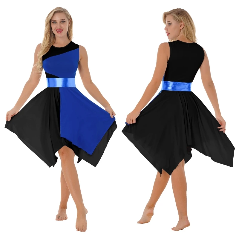 Sleeveless Dance Dress Dance Dresses School for Prom Party Stage  Performance Women's Dance Costume Dress| Alibaba.com