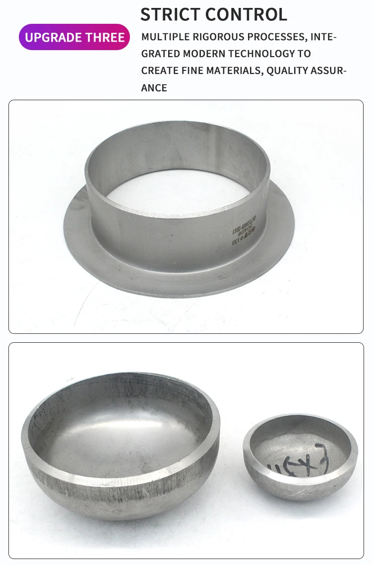Stainless Steel 304/304L Schedule 40 Sch80 Butt-Weld Pipe Fitting Seamless Pipe Cap