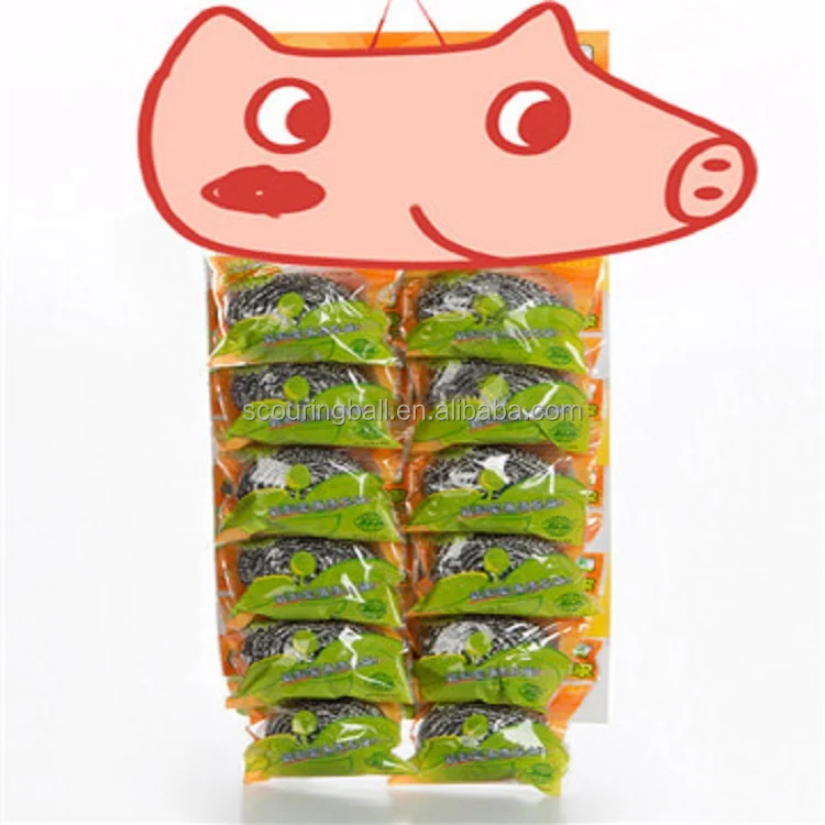 Низкая цена, кухонный шарик для очистки из нержавеющей стали, оцинкованная сетчатая Мочалка для чистки кухни