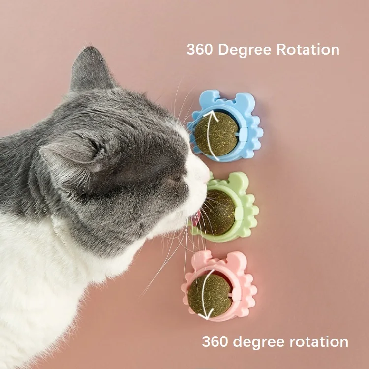 Contail Catnip Sugar Balls/ Smart Cat Toys Interactive Ball Catnip