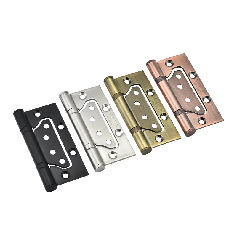 Flush Door Window Hinges Welding Ball Bearing Sub-mother Cabinet Butterfly Wooden Door Lash Hinges