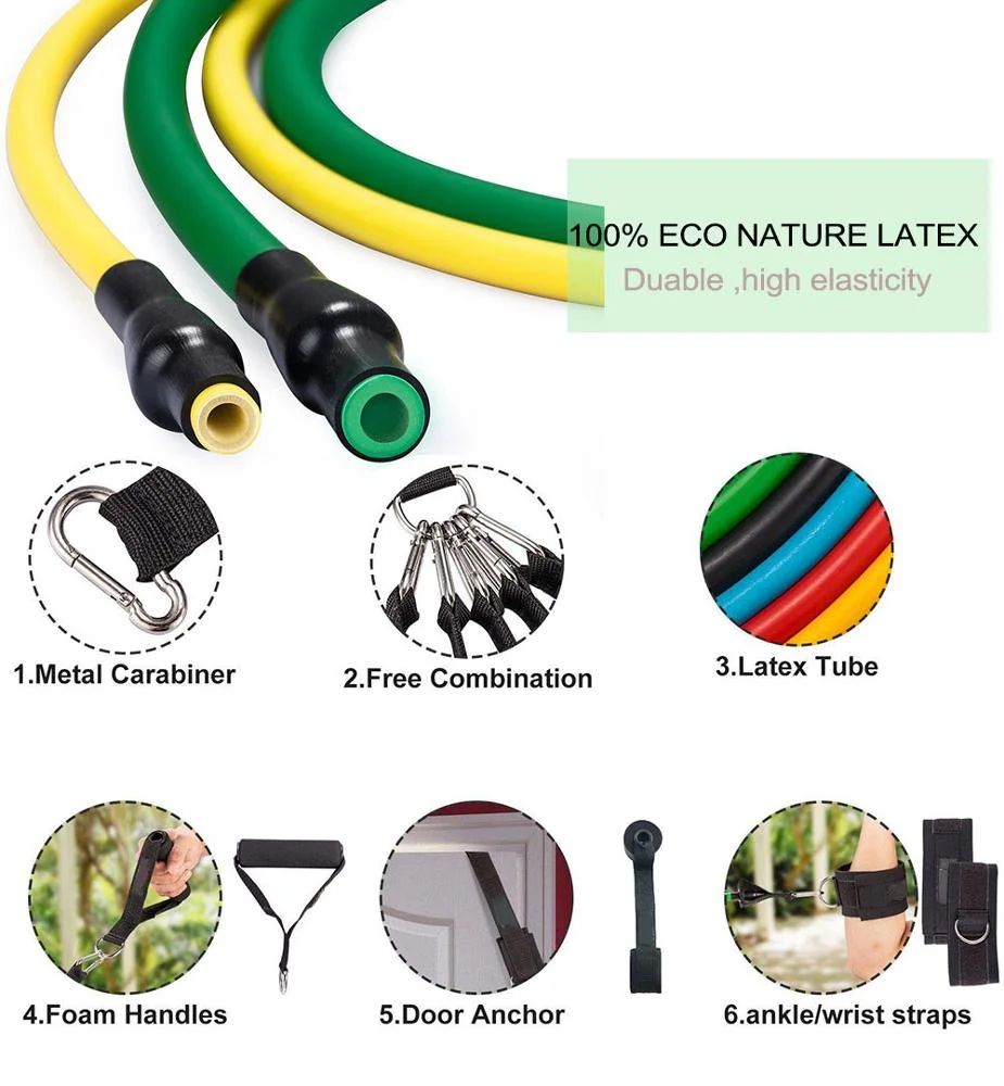 150 фунтов, высокое качество, оптовая продажа, домашний Многофункциональный комплект эластичных лент для фитнеса