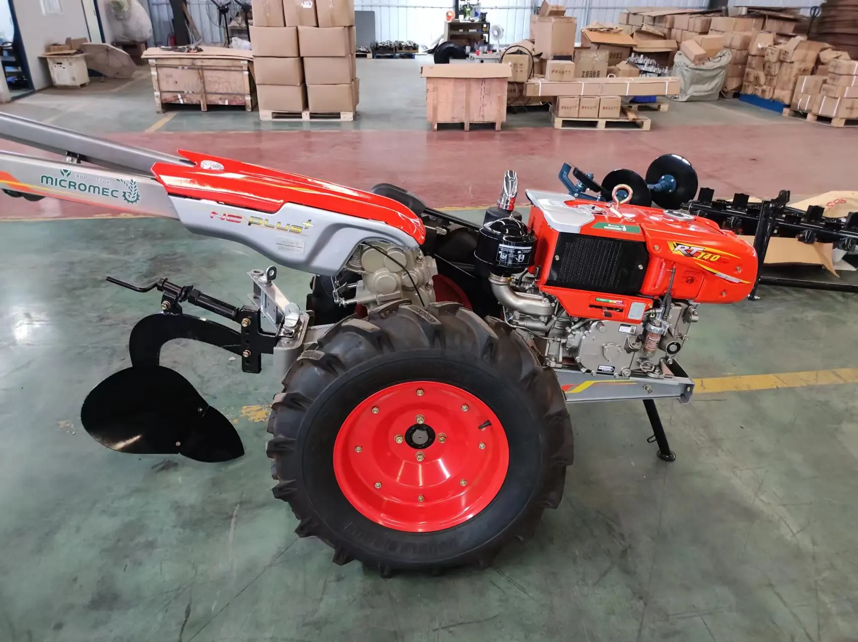 Zt Riesel ZT 140 Diesel Engine Mini Walking Tractor – 2WD Agriculture Power ...